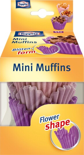 Toppits Mini Muffinsformer Blomst 45 stk