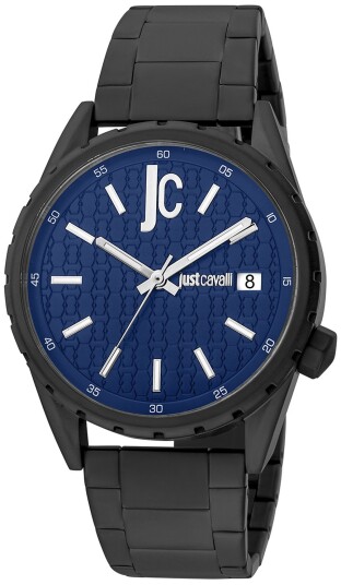 Just Cavalli Herreklokke JC1G217M0085 Classic Blå/Stål Ø42 mm Just Cavalli Herreklokke JC1G217M0085 Classic Blå/Stål Ø42 mm