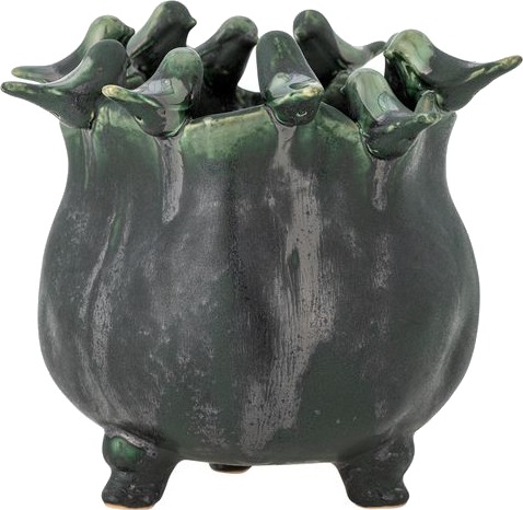 Bloomingville Charlize Flowerpot   Green   Ø 21 CM