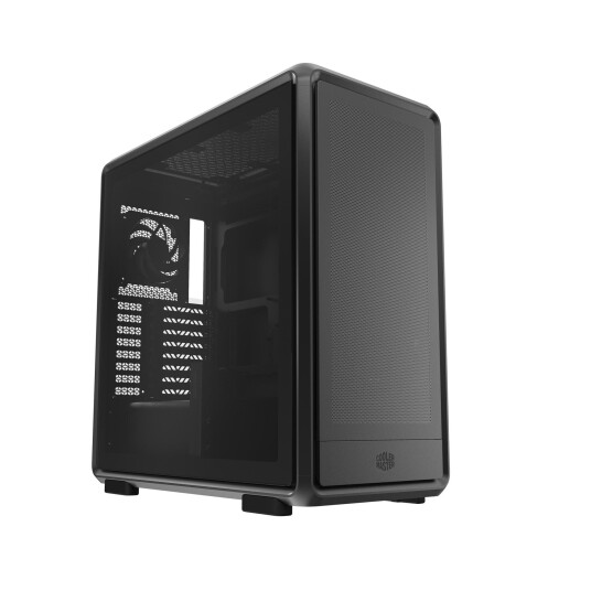 Cooler Master Masterframe 600 Mesh Mid Tower Kabinet med Herdet Glass og USB - Sort