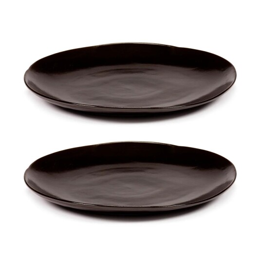Serax La Mère tallerken XL Ø27 cm 2pakn. Dark brown