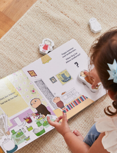 Barbo Toys Alfons Åberg - Book With 4 Wooden Figures - (Se) - Läs Och Lek - Multi/patterned - ONE SIZE Barbo Toys Alfons Åberg - Book With 4 Wooden Figures - (Se) - Läs Och Lek - Multi/patterned - ONE SIZE