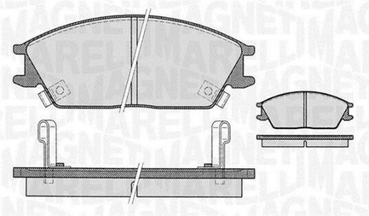 Bremseklosser MAGNETI MARELLI 363916060459