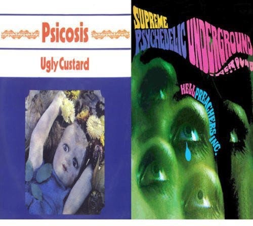 Ugly Custard Pscicosis / Supreme Psychedelic Underground CD Ugly Custard Pscicosis / Supreme Psychedelic Underground CD