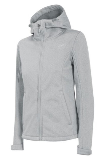 Jakke Dame 4F Softshell Chłodny Lys Gråmelert H4z22 Sfd350 27M S