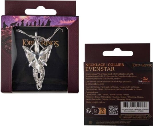 Cinereplica Lord of the Rings halskjede (Evenstar) Cinereplica Lord of the Rings halskjede (Evenstar)