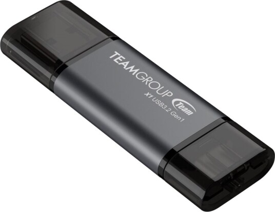 Team X1 Usb-Flashstasjon 128 Gb Usb 3.2 Gen 1 Usb-C Mattgrå Team X1 Usb-Flashstasjon 128 Gb Usb 3.2 Gen 1 Usb-C Mattgrå