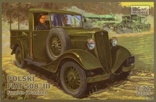 IBG 72009 Polsk Fiat 508 Militær Modellbil 1:72