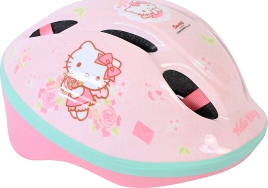 Volare Hello Kitty cykelhjelm 52-56 cm rosa