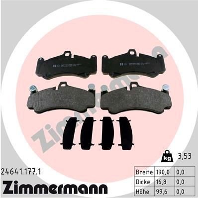 Bremseklosser ZIMMERMANN 24641.177.1