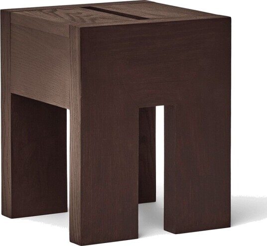 Monolith Side Table Mørk Brun Ask