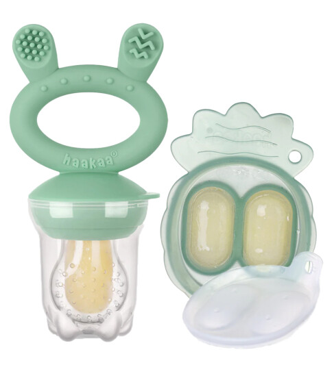 Haakaa Silikone Food Feeder Pea Green