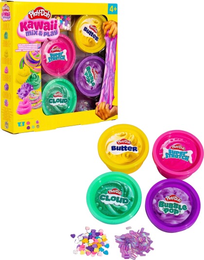 Play Doh Kawaii Mix & Play 4 Pack