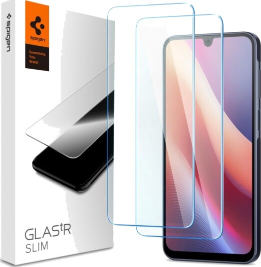 Spigen Glas.tR Slim Skjermbeskytter for Samsung Galaxy A16/A16 5G - Ripebestandig, Gjennomsiktig (2 Pakke)