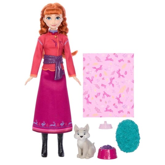 Disney Frozen 2 Anna Dukke med Baby Rev – Figurer for Barn 4+ År