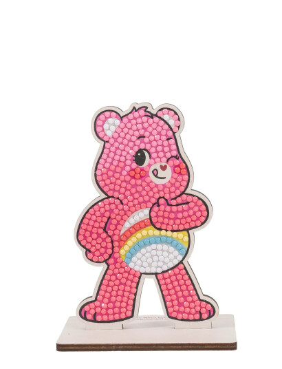 Crystal Art Cheer Bear Buddy Pink One Size