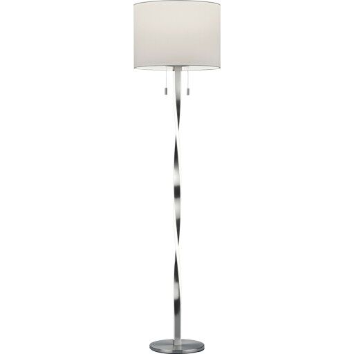 Trio Lighting Nandor gulvlampe Nikkel Trio Lighting Nandor gulvlampe Nikkel