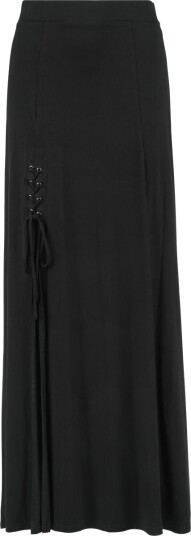 KIHILIST by KILLSTAR - Goth kort skjørt - Secretly Weep Maxi Skirt - XS til 4XL - Damer - svart