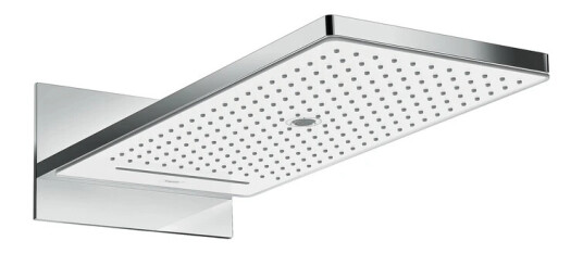 Hansgrohe Rainmaker Select 580 3jet 586x258 mm, m/3 stråletyper, Hvit/Krom Hansgrohe Rainmaker Select 580 3jet 586x258 mm, m/3 stråletyper, Hvit/Krom