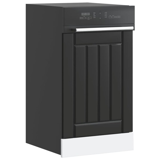  Oppvaskmaskin panel Lucca svart konstruert tre 8721158422347