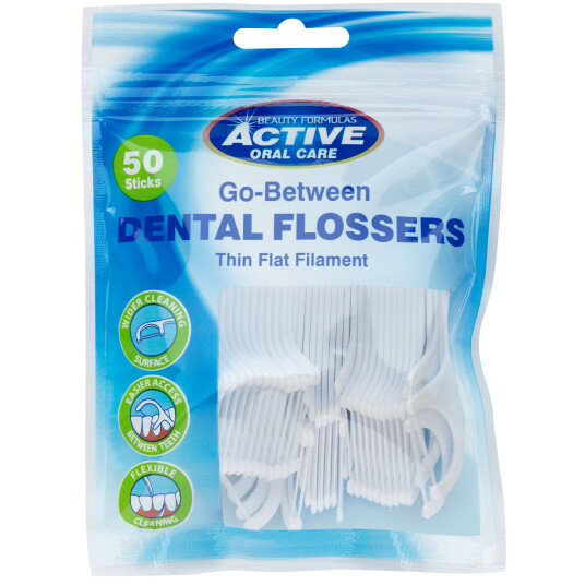 Flossers Active Oral Care Go Between Flossers 50 stk. Flossers Active Oral Care Go Between Flossers 50 stk.