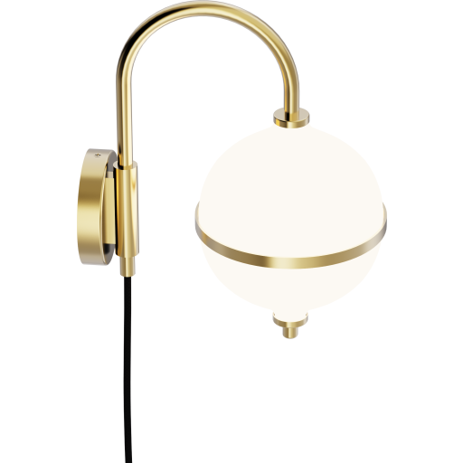 Rebello Eternal Moonlight Vegglampe Ø15 Sort Ledning Rebello Eternal Moonlight Vegglampe Ø15 Sort Ledning