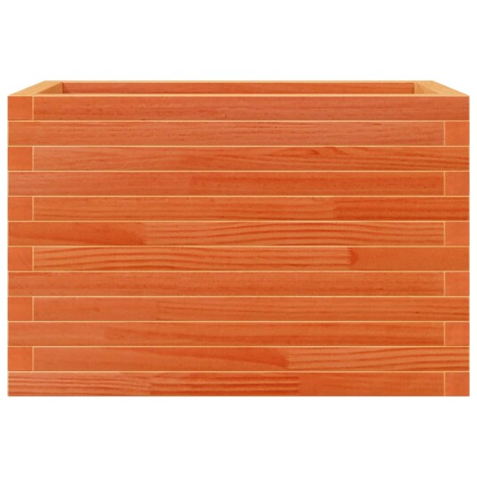 Plantekasse voksbrun 70x40x45,5 cm heltre furu