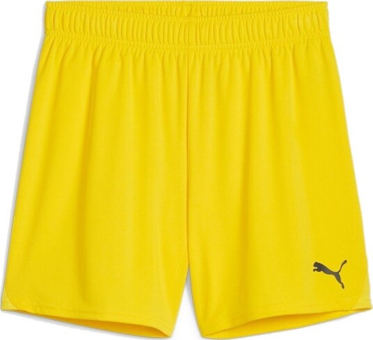 PUMA Fotballshorts Teamgoal Gul/PUMA Svart Kvinner størrelse Small