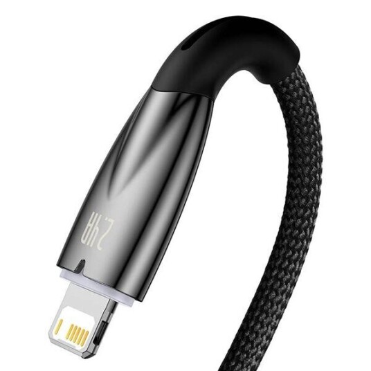 Baseus USB cable for Lightning Glimmer Series 2.4A 1m (Black)