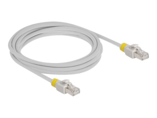 Delock Koblingskabel Rj-45 Hann Til Rj-45 Hann 3 M 6 Mm S/Ftp Cat 6A Halogenfri Grå Delock Koblingskabel Rj-45 Hann Til Rj-45 Hann 3 M 6 Mm S/Ftp Cat 6A Halogenfri Grå