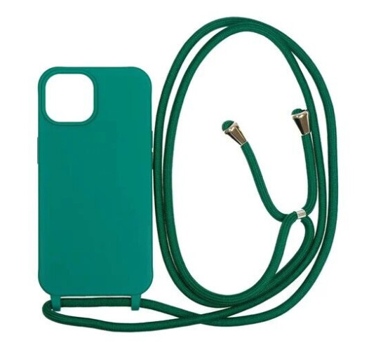 Mobile Origin Lanyard Case - dark green - iPhone 15