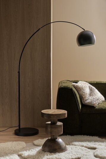 Ellos Home   Gulvlampe Canon   Svart