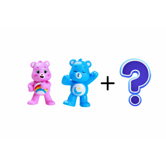 Care Bears Figur – Pocket Stars 3 Stk 5 cm – Cheer Bear Bedtime Bear + Surprise Care Bears Figur – Pocket Stars 3 Stk 5 cm – Cheer Bear Bedtime Bear + Surprise