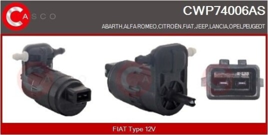 Spylepumpe CASCO CWP74006AS Spylepumpe CASCO CWP74006AS