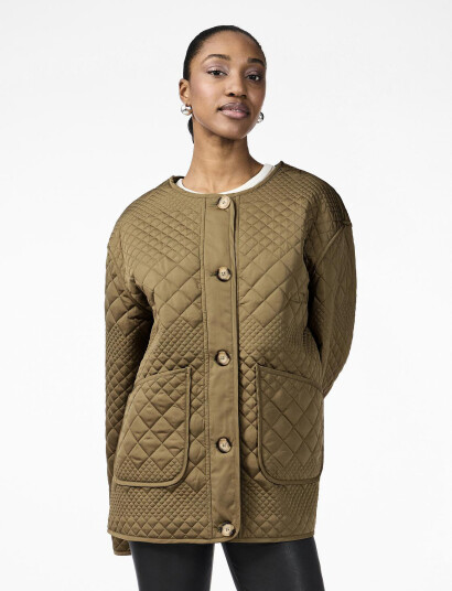 YAS Yaslaurie Ls Padded Jacket S. Noos - Green - S