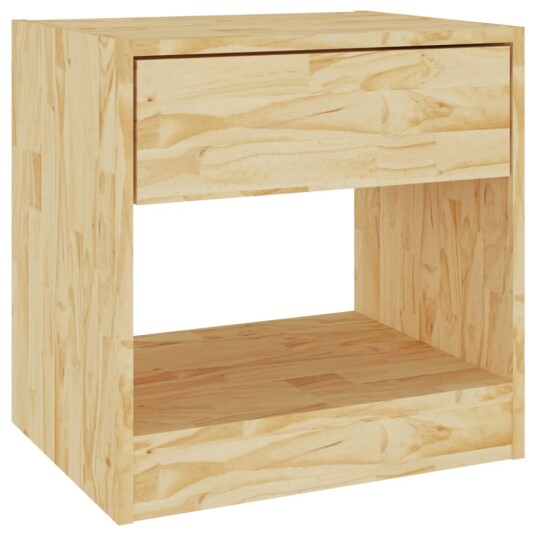 vidaXL Nattbord 2 stk 40x31x40 cm heltre furu