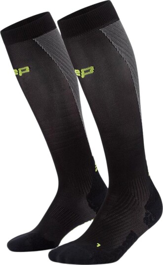CEP Core Run Ultralight Socks, Tall, 4.0 - Black - III