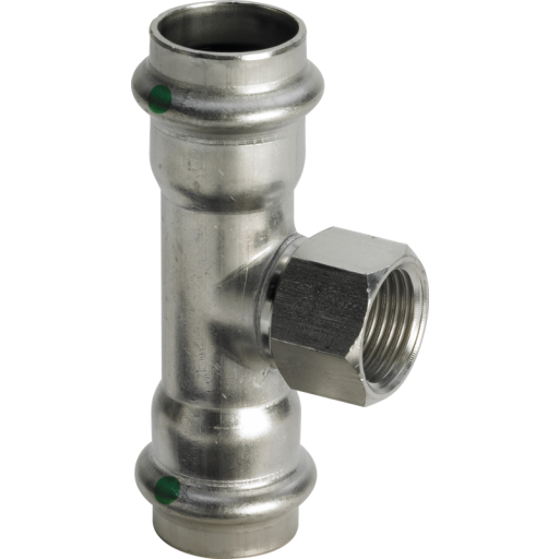 Viega Inox T-Skjorte 22 mm x 3/4" Rustfri Stål Fitting