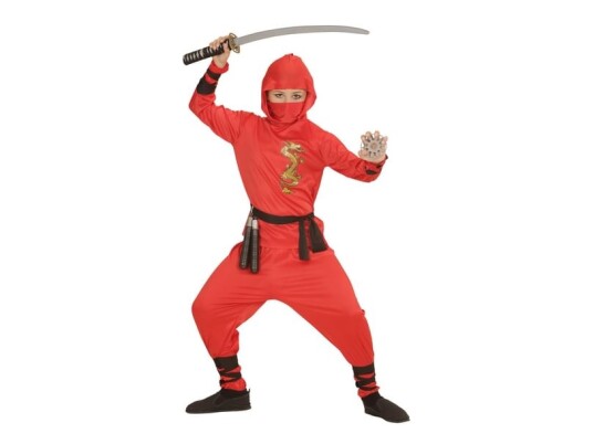 Widmann Red Dragon Ninja Kostume Widmann Red Dragon Ninja Kostume