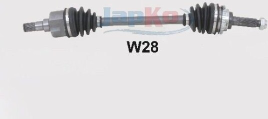 JAPKO 62W28 Drivaksel