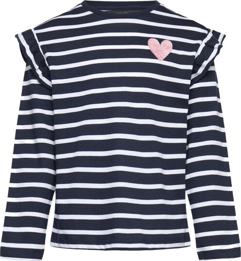 Name It Nmftovelina Ls Nreg Top Noos Navy 80