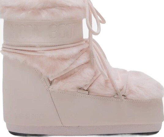 Moon Boot Mb Icon Low Faux Fur - DUSTY PINK - 39-41