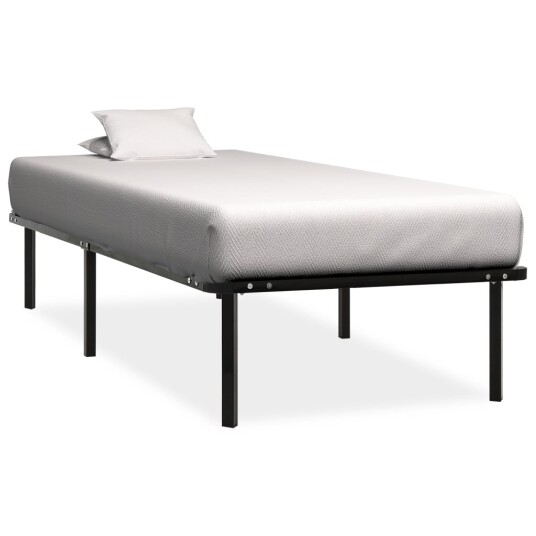  Sengeramme svart metall 100x200 cm 8719883989532