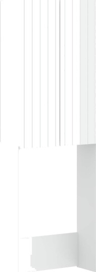 vidaXL Toalett skap ZWOLLE Hvit 66 x 25,5 x 190 cm Konstruert tre