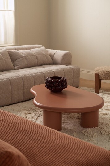 Ellos Home Salongbord Sorbe 118x80 cm Brun