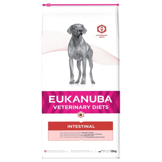 Eukanuba Veterinary Diets Adult Intestinal Økomonipakke: 2 X 12 kg