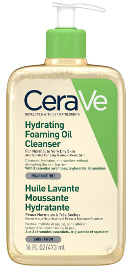 CeraVe Hydrating Foaming Oil Cleanser, 473 ml CeraVe Hydrating Foaming Oil Cleanser, 473 ml