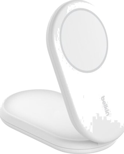 Belkin BoostCharge Qi2 15W Magnetisk Sammenleggbart Trådløs Lader Hvit