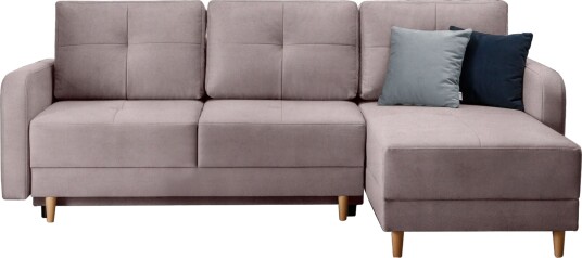 Saimon Sovesofa m. Divan med Oppbevaring 3 seter Rosa Saimon Sovesofa m. Divan med Oppbevaring 3 seter Rosa