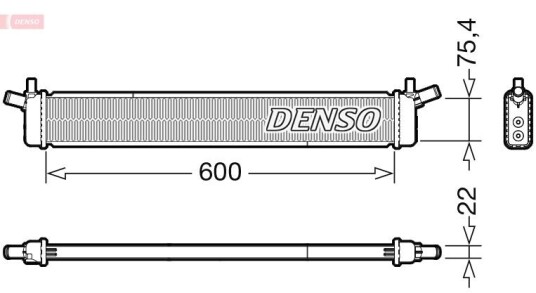 Radiator DENSO DRM50136 Radiator DENSO DRM50136
